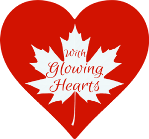 Glowing Hearts Canada - Canadian Patriotism and Charity